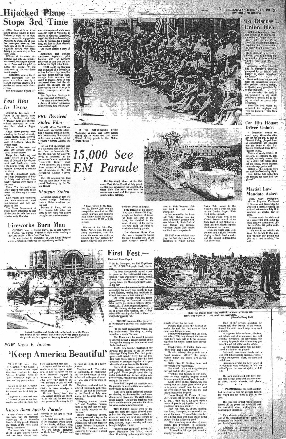 19730705 -- Davenport Levee